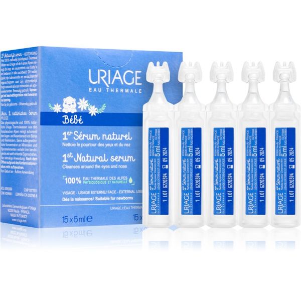 Uriage Uriage Bébé 1st Natural Serum serum za smirenje očiju i sluznice nosa 15x5 ml