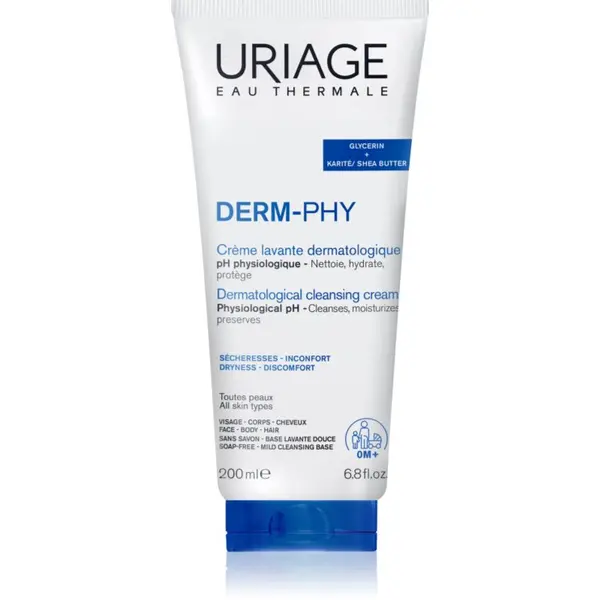 Uriage Uriage DERM-PHY Dermatological Cleansing Cream hidratantna krema za tuširanje 200 ml
