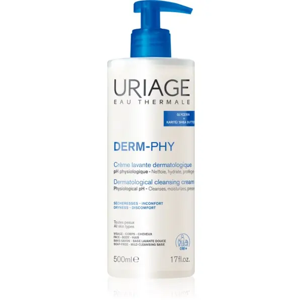 Uriage Uriage DERM-PHY Dermatological Cleansing Cream hidratantna krema za tuširanje 500 ml
