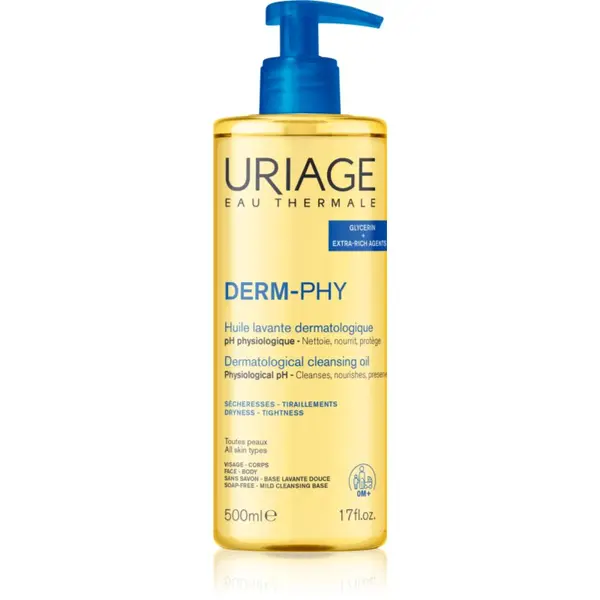 Uriage Uriage DERM-PHY Dermatological Cleansing Oil hranjivi gel za tuširanje 500 ml