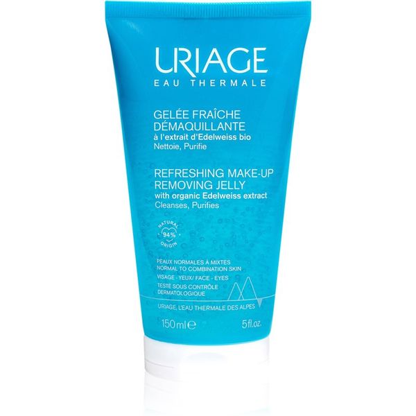 Uriage Uriage Eau Thermale Make-Up Removing Jelly osvježavajući gel za čišćenje za mješovitu i masnu kožu 150 ml