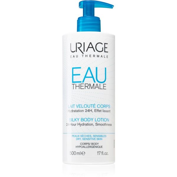 Uriage Uriage Eau Thermale Silky Body Lotion svilenkasto mlijeko za tijelo za suhu i osjetljivu kožu 500 ml