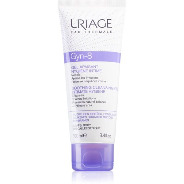 Uriage Uriage Gyn-Phy Gyn-8 Soothing Cleansing Gel Intimate Hygiene gel za intimnu higijenu za nadraženu kožu 100 ml