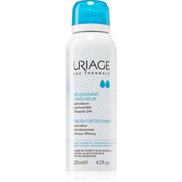 Uriage Uriage Hygiène Fresh Deodorant dezodorans u spreju s 24-satnom zaštitom 125 ml