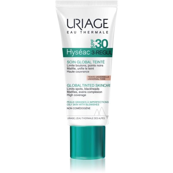 Uriage Uriage Hyséac 3-Regul kompleksna tonirajuća njega protiv nesavršenosti kože lica SPF 30 40 ml