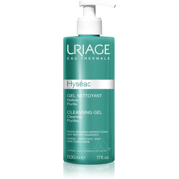 Uriage Uriage Hyséac Cleansing Gel nježni gel za čišćenje za lice i tijelo 500 ml