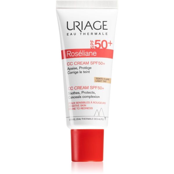 Uriage Uriage Roséliane CC Cream SPF 50+ CC krema protiv crvenila kože SPF 50+ nijansa Light Tint 40 ml