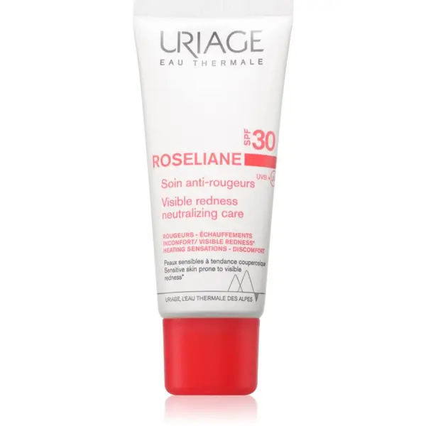 Uriage Uriage Roseliane Visible Redness-Neutralizing Care SPF30 blaga umirujuća krema protiv crvenila kože SPF 30 40 ml