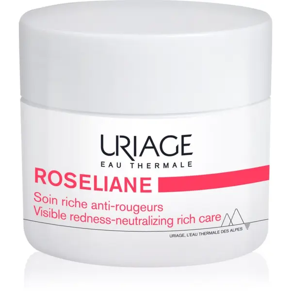 Uriage Uriage Roseliane Visible Redness-Neutralizing Rich Care umirujuća krema protiv crvenila kože 50 ml