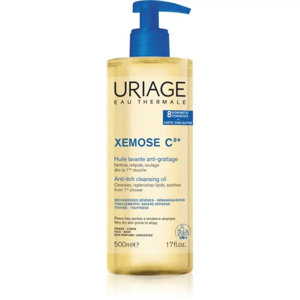 Uriage Uriage Xemose C8+ Anti-Itch Cleansing Oil umirujuće ulje za čišćenje suhe i kože s ekcemima 500 ml