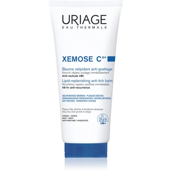 Uriage Uriage Xemose C8+ Lipid-Replenishing Anti-Itch Balm umirujući balzam suhe i kože s ekcemima 200 ml