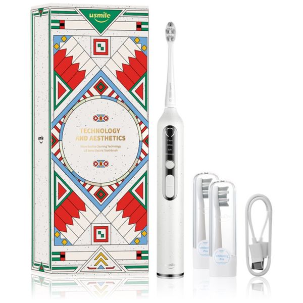 USMILE USMILE U3 sonična električna četkica za zube + 2 zamjenske glave Sunlight White 1 kom