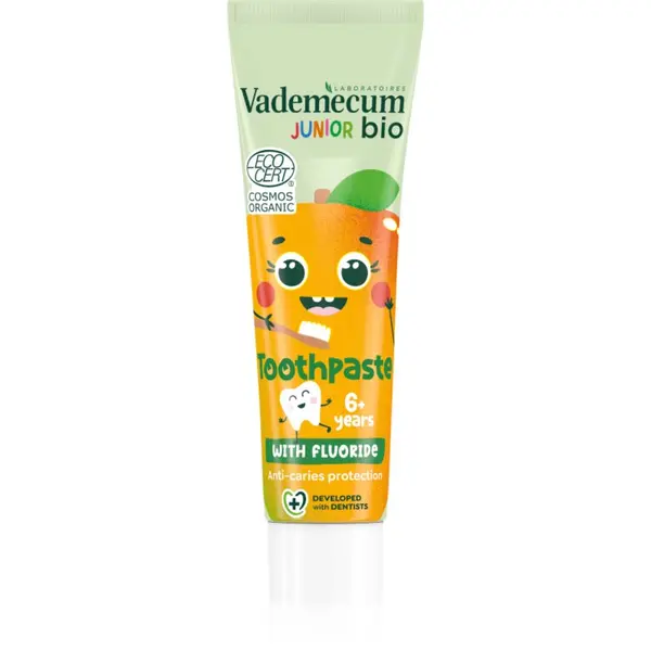 Vademecum Vademecum BIO Junior zubna pasta za djecu s fluoridem od 6 godina Minty Mango 50 ml