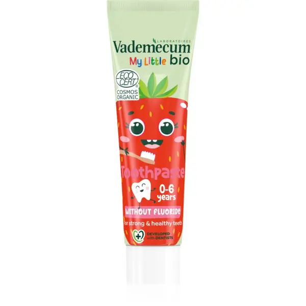 Vademecum Vademecum BIO Strawberry zubna pasta za djecu bez fluorida jagoda 50 ml