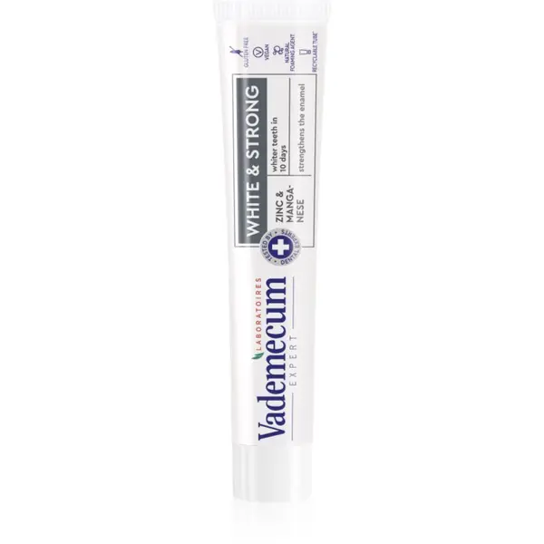 Vademecum Vademecum Expert White & Strong pasta za izbjeljivanje za jačanje zubne cakline 75 ml