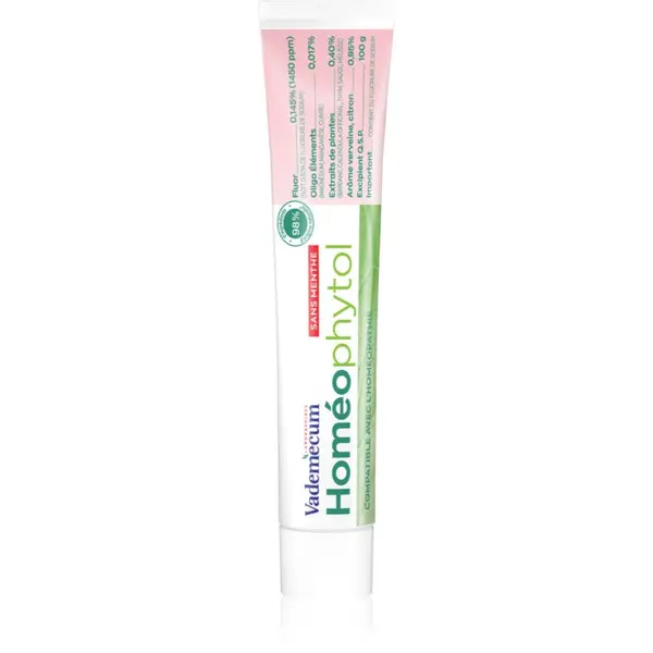 Vademecum Vademecum Homéophytol zubna pasta za homeopate 75 ml