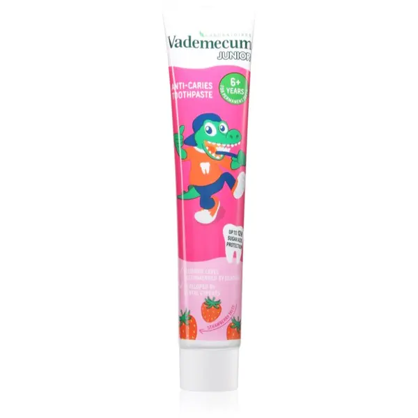Vademecum Vademecum Junior Fresh Strawberry zubna pasta za djecu 6+ godina 75 ml