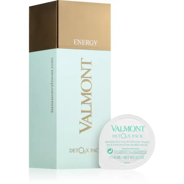 Valmont Valmont DetO2x Pack aktivna maska za detoksikaciju i posvjetljivanje u kapsulama za sve tipove kože 6x10 ml