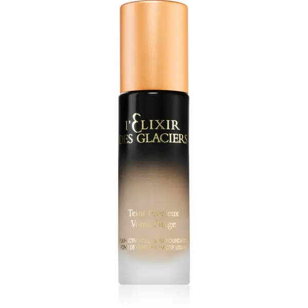 Valmont Valmont l' Elixir des Glaciers Teint Précieux puder s visokim prekrivanjem za zaglađivanje kože lica i smanjenje pora nijansa Sandy Beige in Paris 30