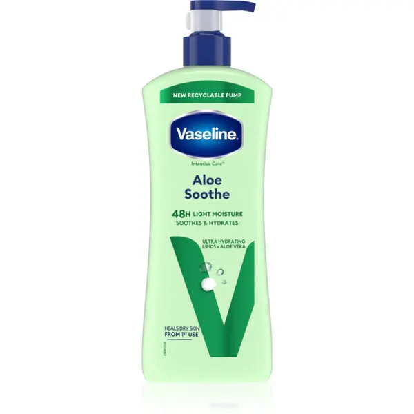 Vaseline Vaseline Aloe Soothe hidratantno mlijeko za tijelo s aloe verom 600 ml