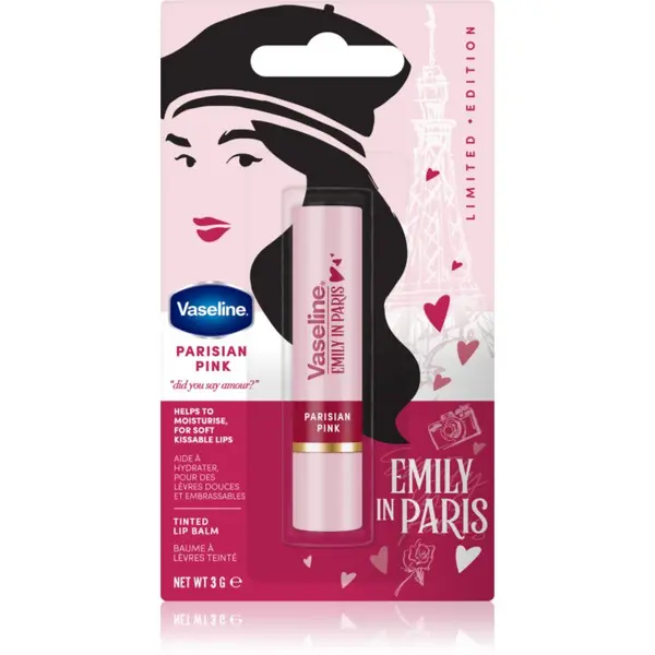 Vaseline Vaseline Emily In Paris balzam za toniranje za usne nijansa Parisian Pink 3 g