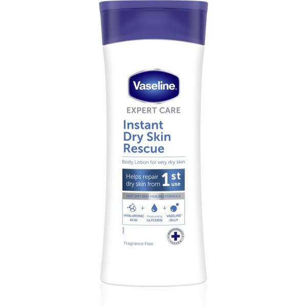 Vaseline Vaseline Instant Dry Skin Rescue mlijeko za tijelo za izrazito suhu kožu 400 ml