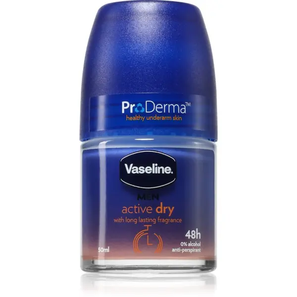 Vaseline Vaseline Men Active Dry Roll-On antiperspirant roll-on za muškarce 50 ml