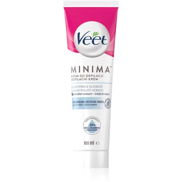 Veet Veet Minima Sensitive Skin krema za depilaciju za osjetljivu kožu aloe vera i vitamin E 100 ml