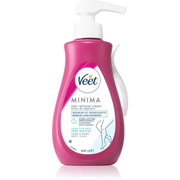 Veet Veet Minima Sensitive Skin krema za depilaciju za osjetljivu kožu aloe vera i vitamin E 400 ml