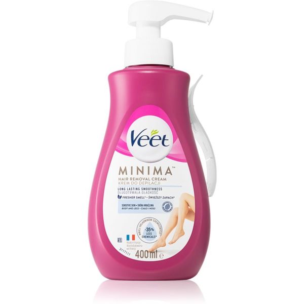 Veet Veet Minima Sensitive Skin krema za depilaciju za osjetljivu kožu aloe vera i vitamin E 400 ml