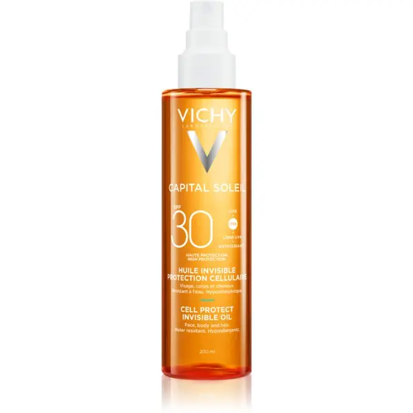 Vichy Vichy Capital Soleil Cell Protect Invisible Oil zaštitno ulje SPF 30 200 ml