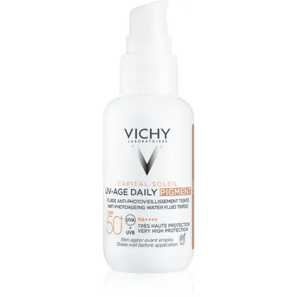 Vichy Vichy Capital Soleil Daily SPF50+ zaštitna tonirana fluid za lice SPF 50+ nijansa Light 40 ml