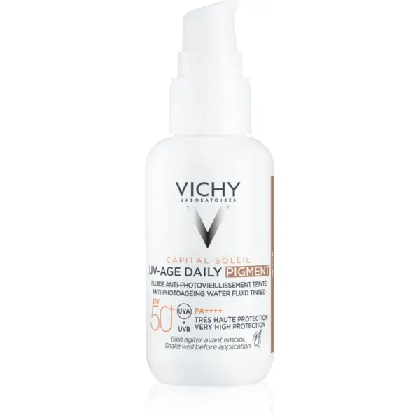 Vichy Vichy Capital Soleil Daily SPF50+ zaštitna tonirana fluid za lice SPF 50+ nijansa Medium 40 ml