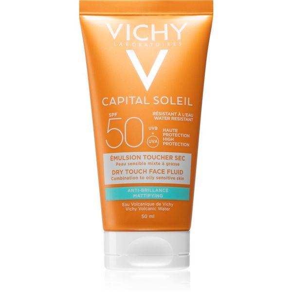 Vichy Vichy Capital Soleil Idéal Soleil zaštitni matirajući fluid za lice SPF 50 50 ml
