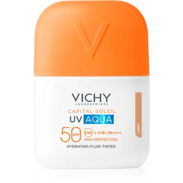 Vichy Vichy Capital Soleil UV Aqua zaštitna tonirana fluid za lice s hidratantnim učinkom SPF 50 50 ml
