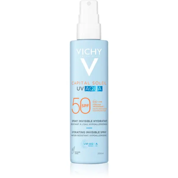 Vichy Vichy Capital Soleil UV Aqua zaštitni sprej s hidratantnim učinkom SPF 50 200 ml