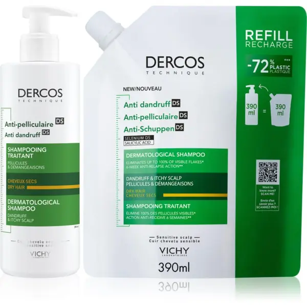 Vichy Vichy Dercos Anti-Dandruff set protiv peruti za suhu kosu