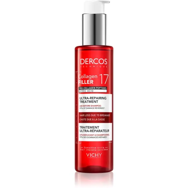 Vichy Vichy Dercos Collagen Filler 17 regenerirajuća kura za tanku kosu sklonu opadanju 150 ml