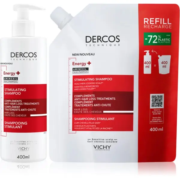 Vichy Vichy Dercos Energy + set protiv gubitka kose