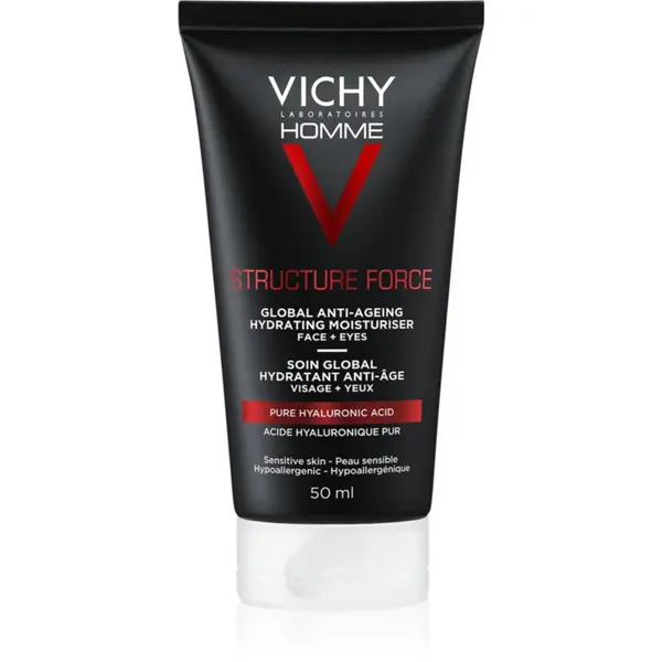 Vichy Vichy Homme Structure Force učvršćujuća krema protiv bora s hijaluronskom kiselinom 50 ml
