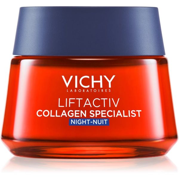 Vichy Vichy Liftactiv Collagen Specialist učvršćujuća noćna krema protiv bora 50 ml