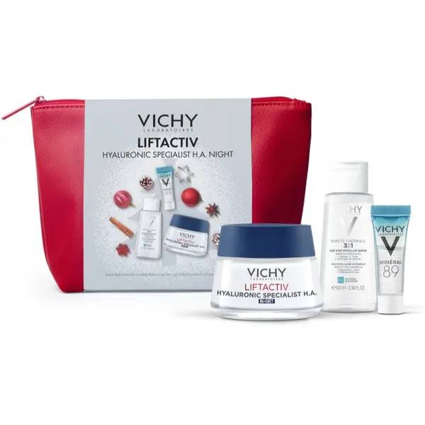 Vichy Vichy Liftactiv H.A. Night Set božićni poklon set za učvršćivanje kože lica