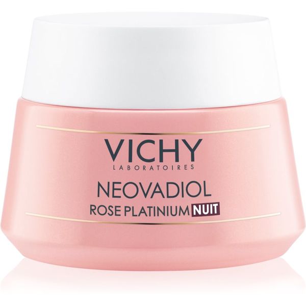 Vichy Vichy Neovadiol Rose Platinium posvjetljujuća i obnavljajuća noćna krema za zrelu kožu lica 50 ml