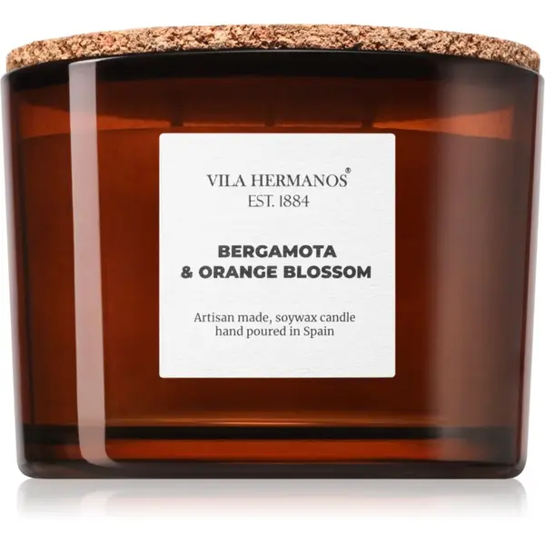 Vila Hermanos Vila Hermanos Apothecary Bergamot & Orange Blossom mirisna svijeća 350 g
