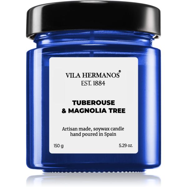 Vila Hermanos Vila Hermanos Apothecary Cobalt Blue Tuberose & Magnolia Tree mirisna svijeća 150 g