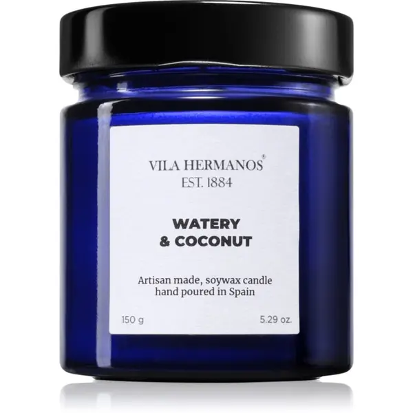 Vila Hermanos Vila Hermanos Apothecary Cobalt Blue Watery & Coconut mirisna svijeća 150 g