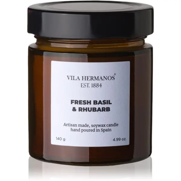 Vila Hermanos Vila Hermanos Apothecary Fresh Basil & Rhubarb mirisna svijeća 150 g