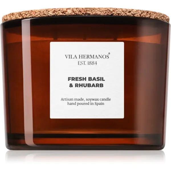 Vila Hermanos Vila Hermanos Apothecary Fresh Basil & Rhubarb mirisna svijeća 350 g