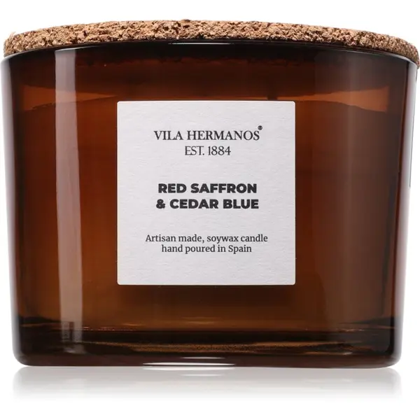 Vila Hermanos Vila Hermanos Apothecary Red Saffron & Cedar Blue mirisna svijeća 350 g