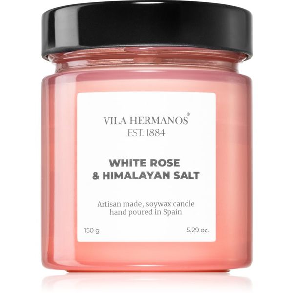 Vila Hermanos Vila Hermanos Apothecary Rose White Rose & Himalayan Salt mirisna svijeća 150 g